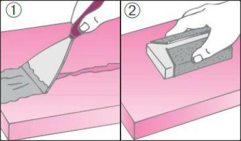 Stucco da legno per le fessure